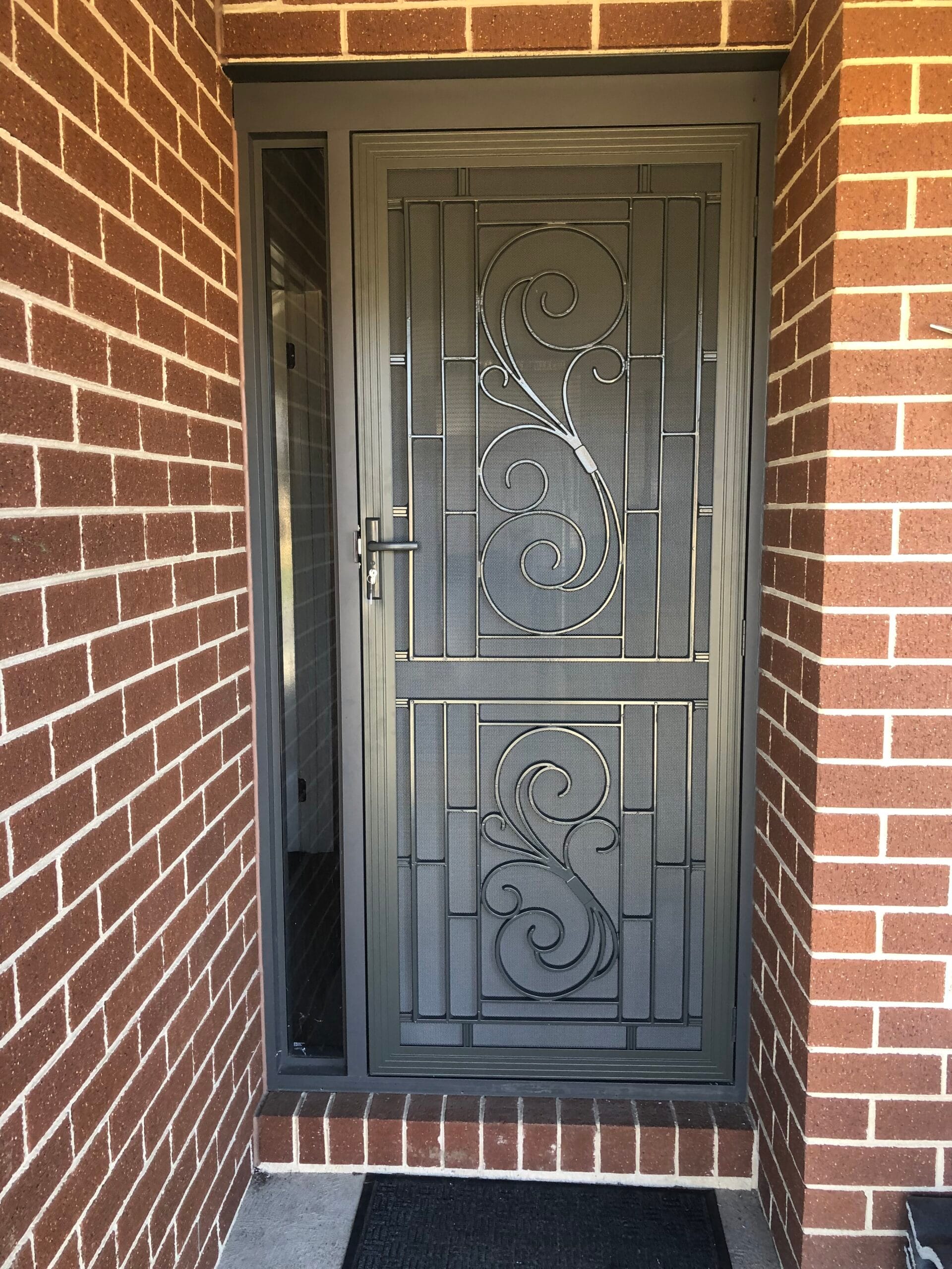 Aluminium casting doors